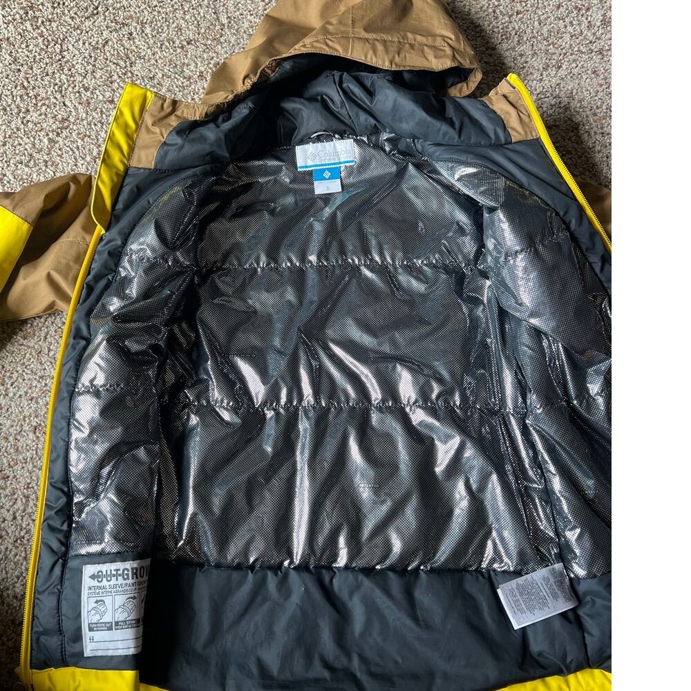 Boys Columbia Oso Mountain Insulated Jacket, Delta Lemon, Small/8, Ski/Snowboard - Picture 8 of 14